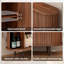 Buffets et armoires de rangement spacieux, armoire moderne en MDF pour la cuisine