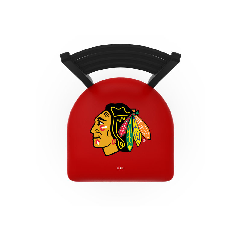 NHL Swivel Bar Stool, Chicago Blackhawks - Red