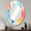 Miroir mural ovale Mid-Century-1350552144