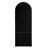 28x1x74" Celine Black Arch Body Mirror