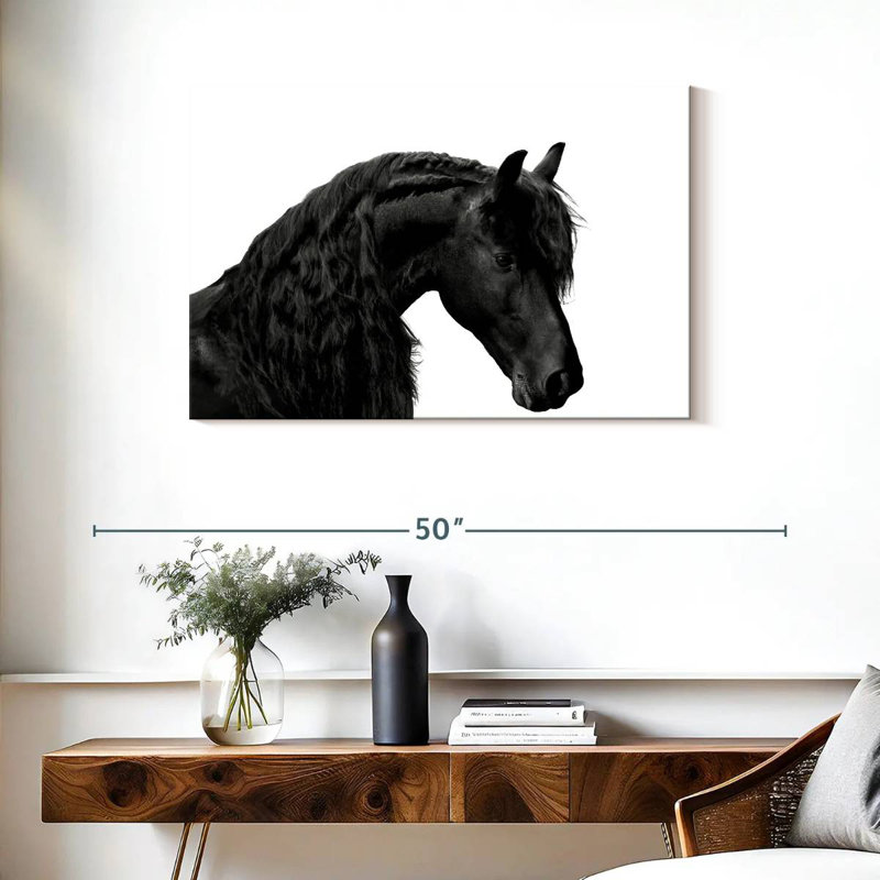 Classic Black I, 24" H x 36" W