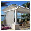 Parasol de patio 10 pi - lumières DEL solaires, 8 baleines, pour terrasse, cour arrière, niveau de solidité des couleurs, piscine 4
