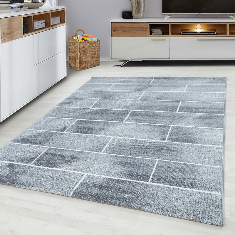 Naewe Plaid Flatweave Area Rug, Rectangle 160 x 230cm