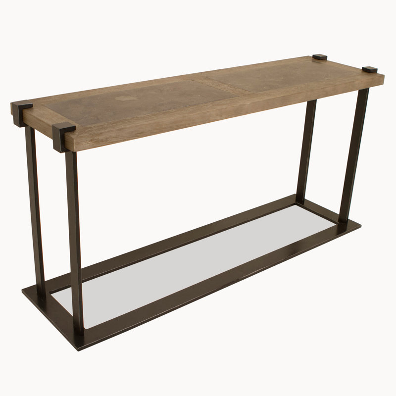 Seavey 160cm Stone Top Console Table