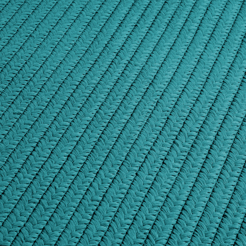 Tapis vert tressé à la main Julissa, Tapis de couloir 2 pi 4 po x 7 pi