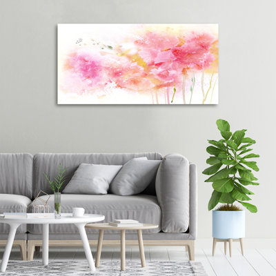Flowers - Wrapped Canvas Print