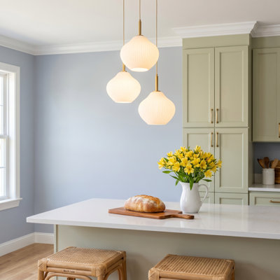 Jonny 23" W 3-Light Cluster Pendant Light