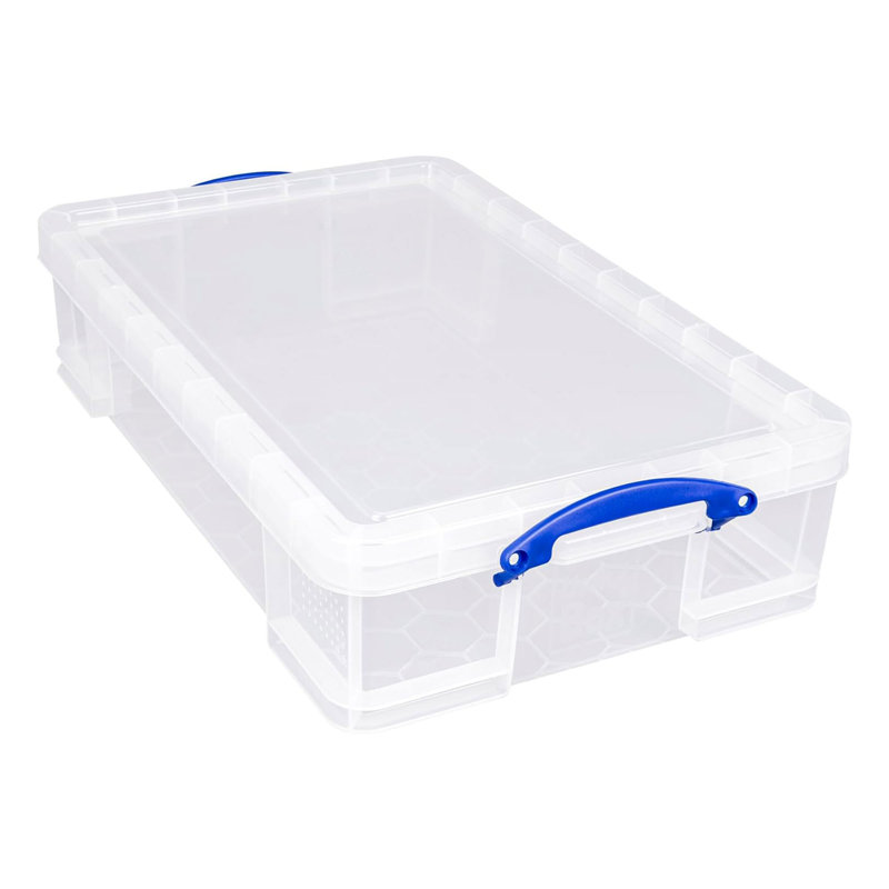  33L Storage Container w/Snap Lid & Clip Lock Handle, 2 Pack