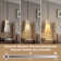Rennata Height Adjustable Luxurious Alabaster Conical Pendant Lights(Set of 3)