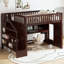 Lit mezzanine avec bureau mobile et tablette de rangement, avec escalier de rangement-449601631-449601626