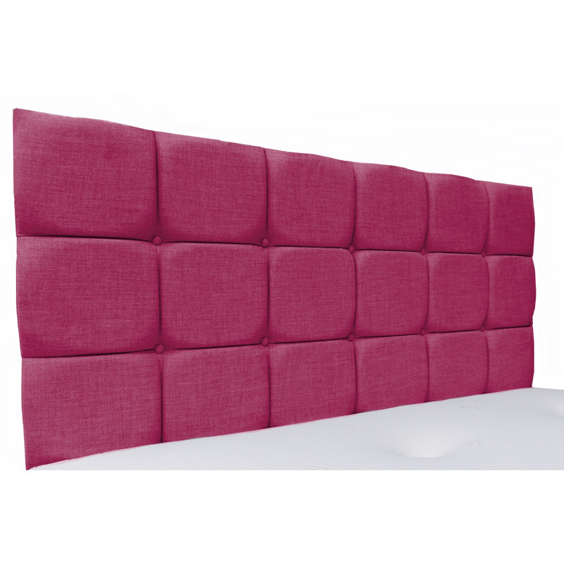 Lennart Upholstered Headboard, Black, Small Double (4')
