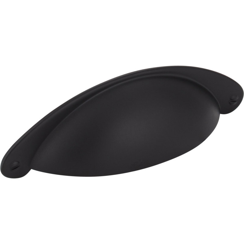 Lyon 3" Center to Center Cup/Bin Pull, Black