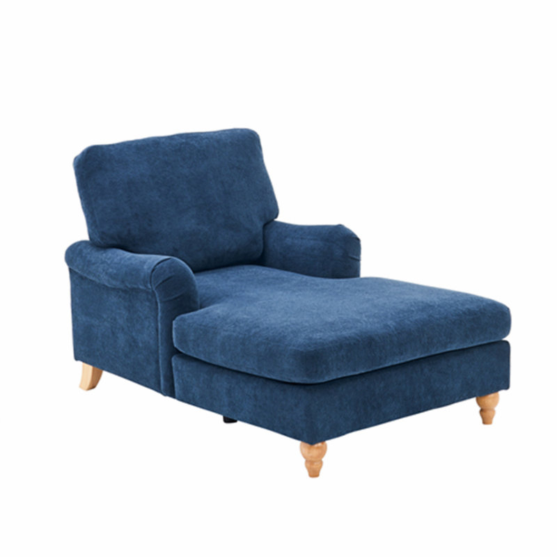 Chaise longue d'intérieur, Bleu