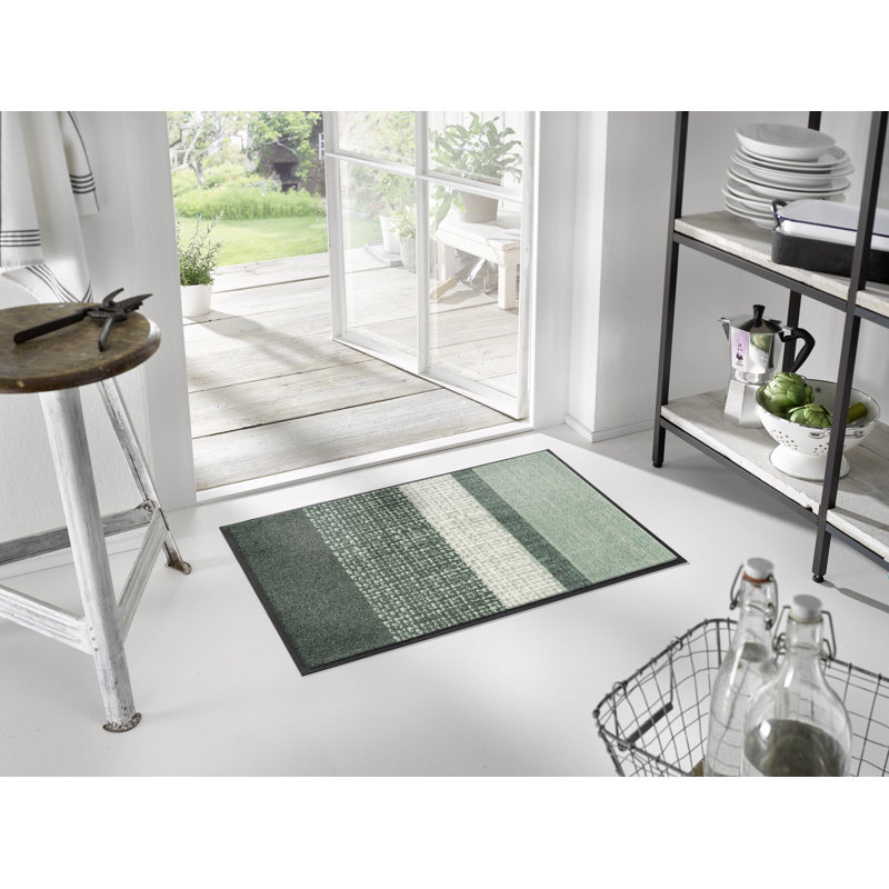 Lynna Non-Slip Striped Indoor Doormat, Rectangular 50 x 75cm