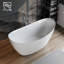 Baignoire de trempage autoportante en acrylique 60 po x 28 po