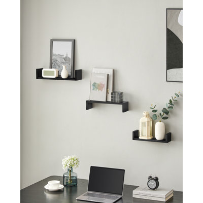 3 Piece Engineered Wood Floating Shelf
