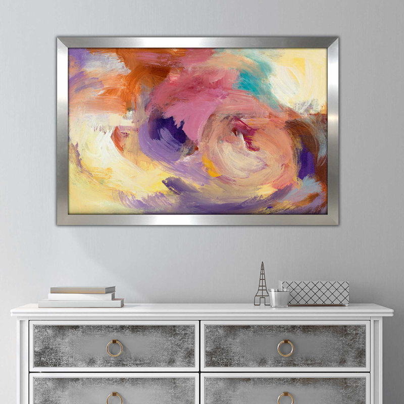 «Swirling pensé par Lanie Loreth», reproduction de peinture à l'acrylique encadrée, H 31,5 po x l 31,5 po x P 1 po