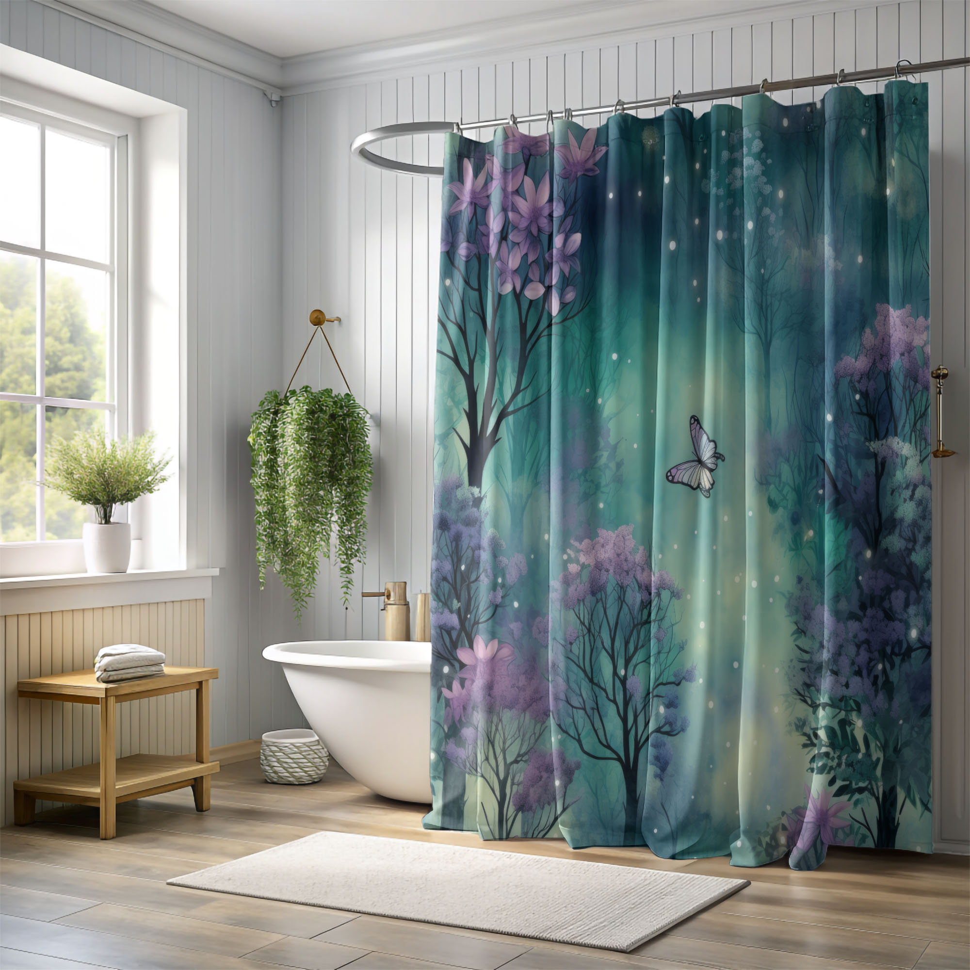 Woodland Whispers Shower Curtain NCU0DQQ0212 main image 1