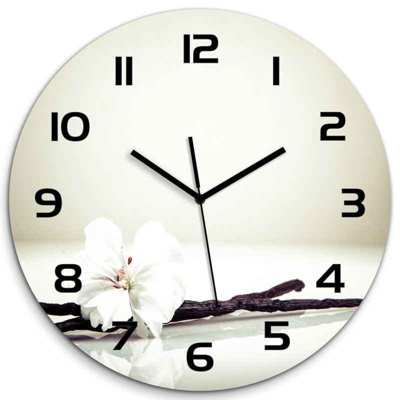 Jonnelle Glass Wall Clock