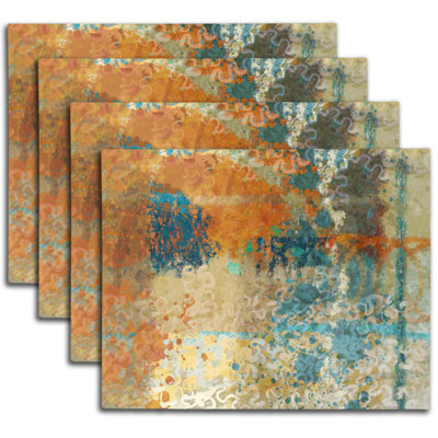 Napperon abstrait en polyester
