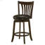 Chaise de bar pivotante en bois