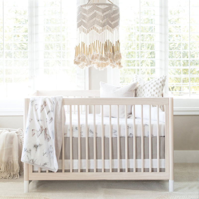 Oilo Studio - Drap-housse pour lit de bébé en lama biologique, ultra-doux et respirant, parfaitement ajusté pour les lits de bébé et les lits pour tout-petits