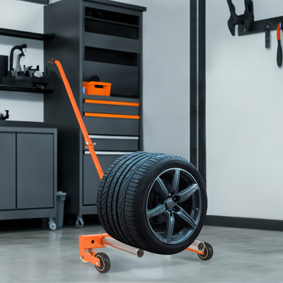 Roue Dolly 330 LBS robuste et réglable pour pneus allant de 6,5 à 31,5 pouces