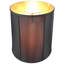 Abat-jour tambour en métal H 15 po x l 14 po (à visser)-35616498