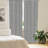 Checkered Semi-Sheer Rod Pocket Curtain Panels-45208432