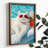 Stunning Decorative Framed MDF Painting, 13.8 x 18.5 x 0.8 inches | 100% MDF with 3 mm Thickness, Elegant Pine Wood Frame | UV Printed Artwork for Home Decor, Perfect for Living Room & Bedroom Accent