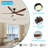 62-Inch Solid Wood With Remote Control With Light (LED) Modern DC DC Motor Indoor/Outdoor 5-Blade Ceiling Fan For Patios, Bedrooms And Farmhouses