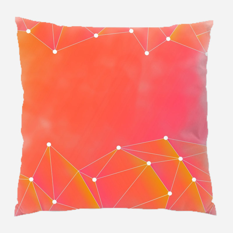 Coussin décoratif arrière-plan, Orange