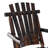 Outsunny Outdoor Wooden Rocking Chair, Rustic Adirondack Rocker With Slatted Seat, High Backrest, Armrests For Patio, Garden, And Porch, Large, Brown