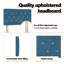  Velvet Headboard Argyle With Headboard 90 Cm Velvet-891532147