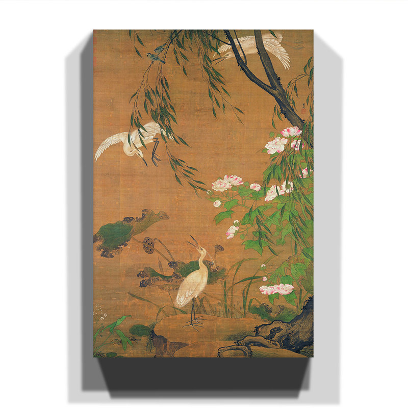 Lu Ji - Wrapped Canvas Painting, 100cm H x 70cm W