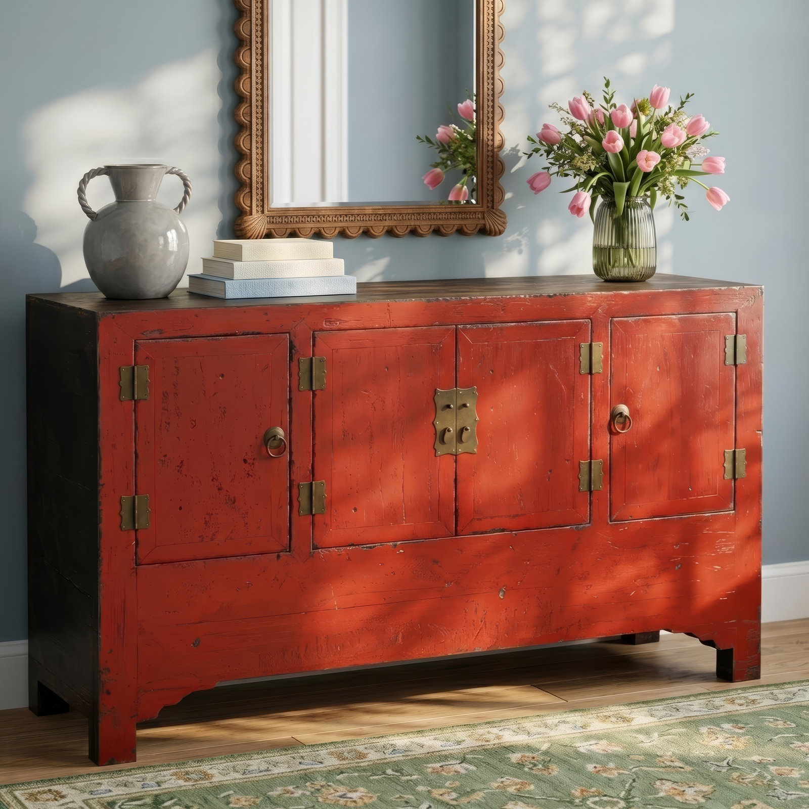 4-Door Pine Sideboard
