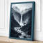 Alpine Waterfall Scandinavian - Wrapped Canvas-539556751-539556758