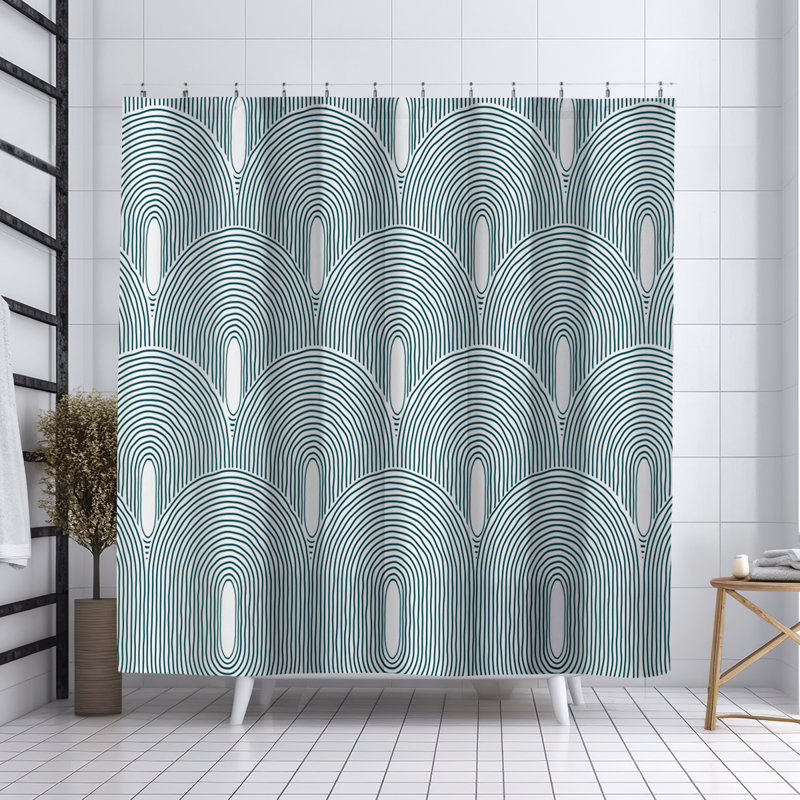 Coco Shower Curtain, Emerald
