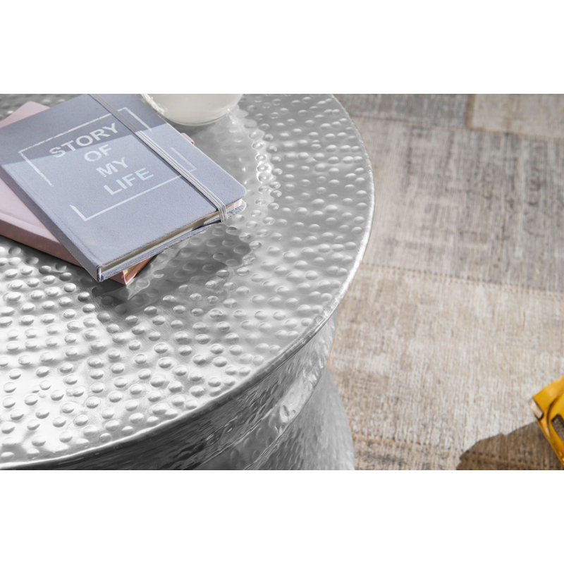 Monica Solid Coffee Table, Silver