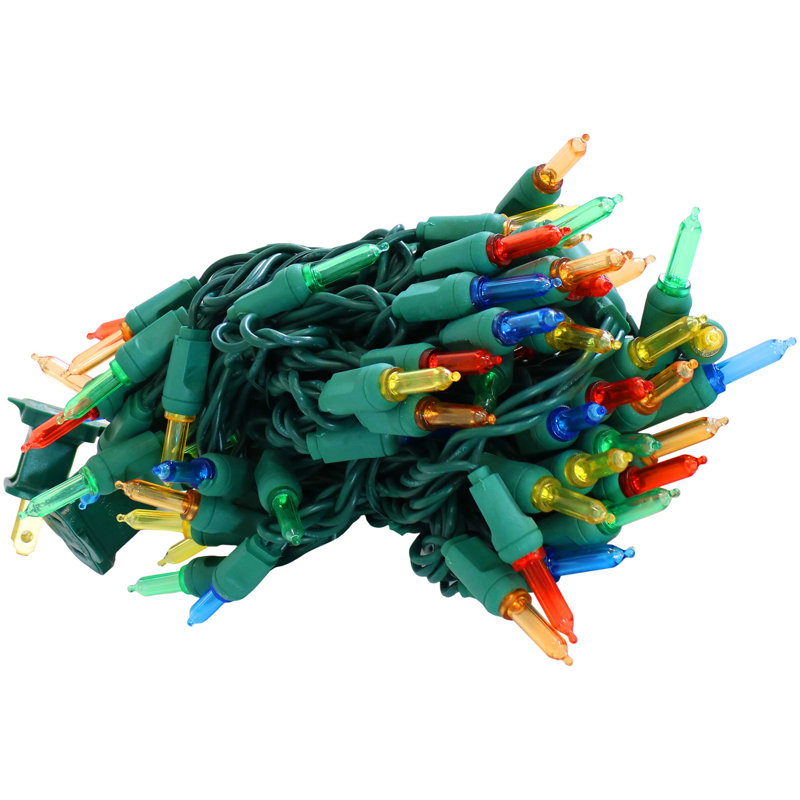  70 LED 23' M6 Smooth Christmas String Lights - Multi, Yellow/Red/Blue
