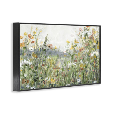 Art de la giclée encadrée, "Quiet Natural Meadow" par Carol Robinson