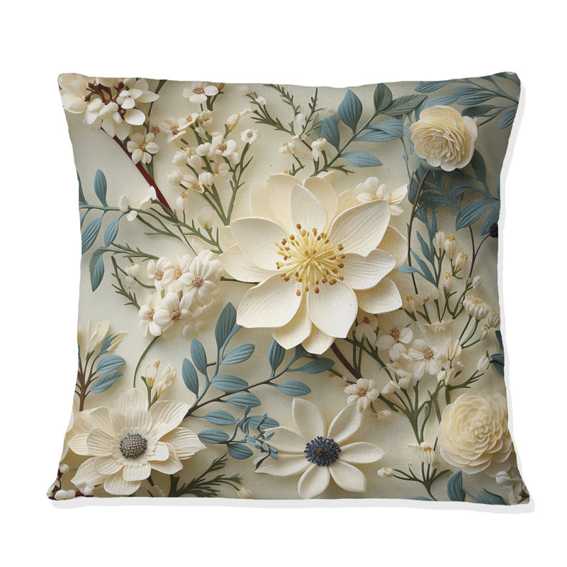Coussin décoratif , H 16 po x l 16 po