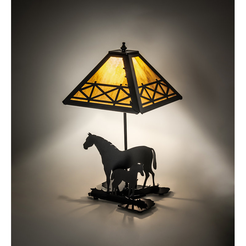Rustic Lodge Table Lamp