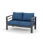 Causeuse en aluminium avec coussin-106035404-106035406