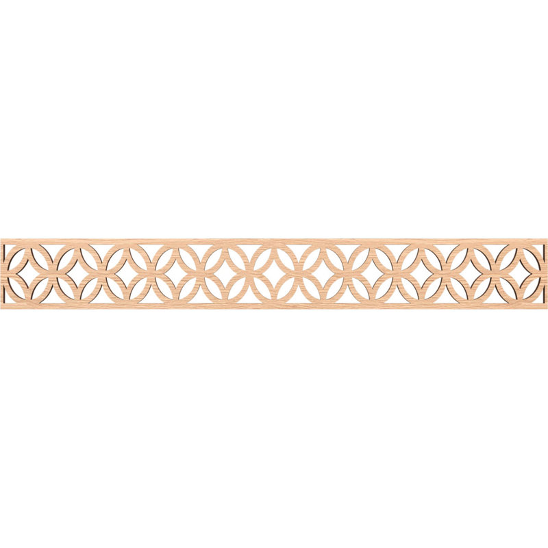 Moulure Crosby, Chêne rouge, H 6 po x l 46,5 po x P 0,375 po