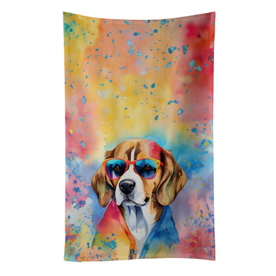 Serviette de cuisine Beagle Hippie Dawg