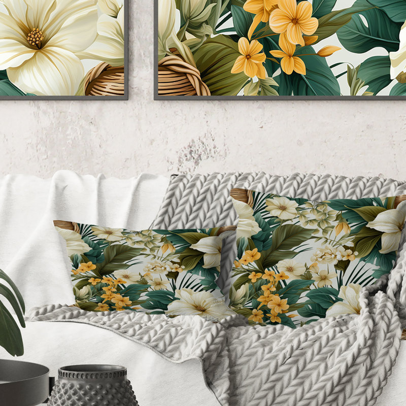 Coussin Boho Botanical Oasis