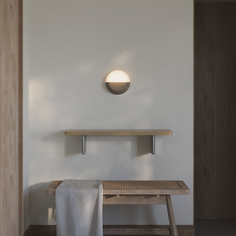 Proton Wall Sconce, Walnut