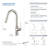KIBI Fusion Pull Down Kitchen Faucet-93692708