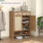 46" Rattan Clayton Cabinet With 2 Drawers And 4 Adjustable Shelves, Walnut